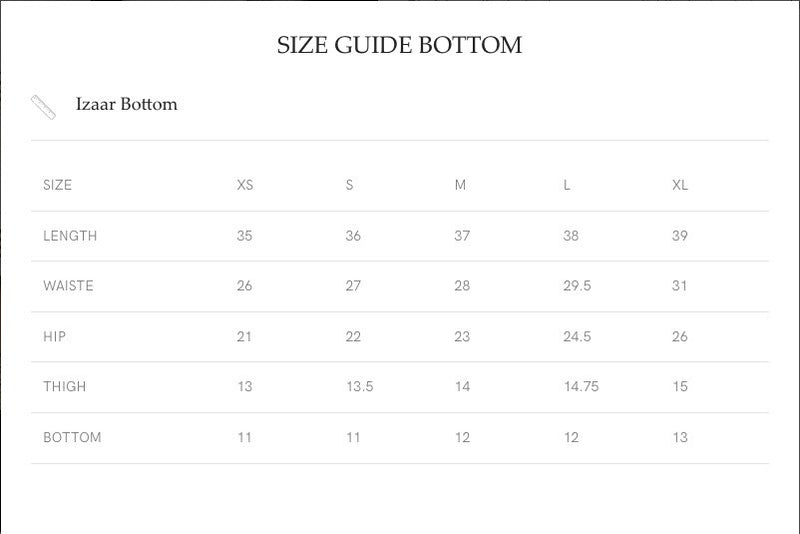 White Embroidered Schiffli Izaar Bottoms