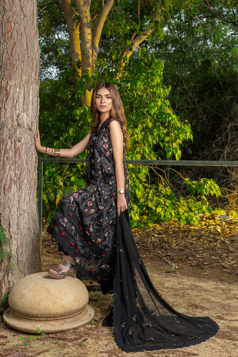 Deep Ecstasy 3 PC Embroiderd Unstitched Suit